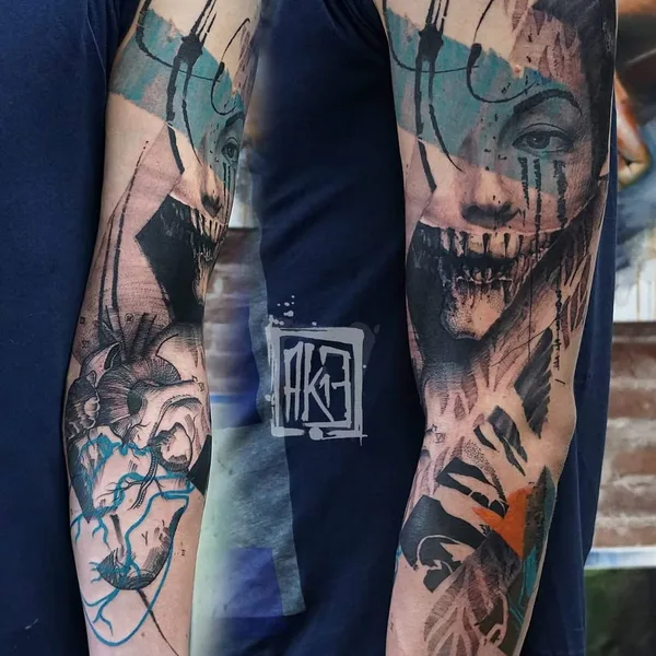 Author's Style tattoo by Artem Korobov in Tel Aviv - Jaffa