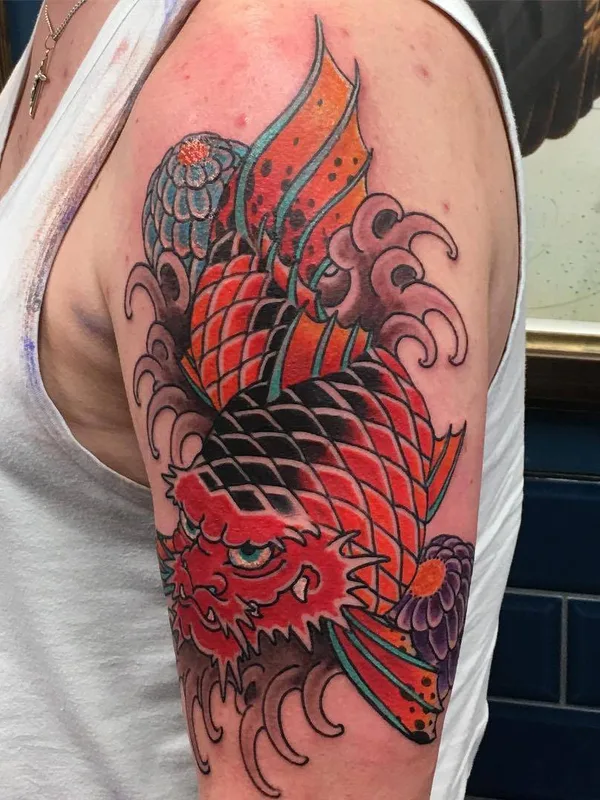 color japanese татуировка на upper arm #22742 | Тату мастер Ami James