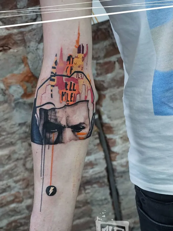 color illustrative tattoo auf forearm #26782 | Tätowierer Artem Korobov