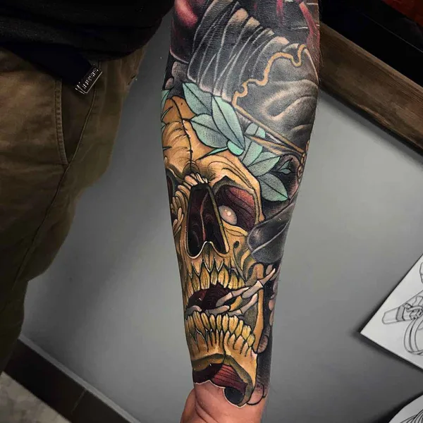 Нео традиционная tattoo by Bartosz Panas in Warszawa