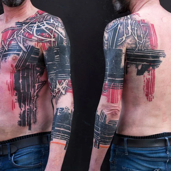 Author's Style tattoo by Yonah Krank in Gent