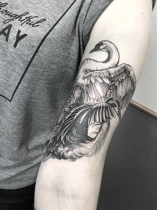 black and grey black and grey Tatuagem em forearm #19095 | Tatuador Sandra Cunha