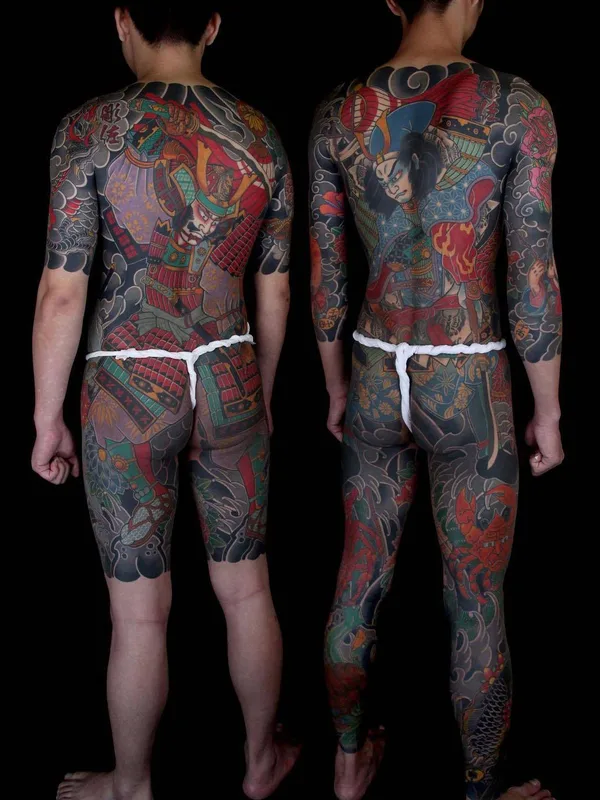 male color japanese tatouage sur full body #22791 | Artiste tatoueur Diao Zuo