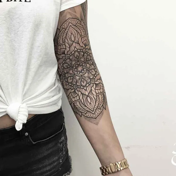 Dotwork tattoo by Billy Heil in Minsk