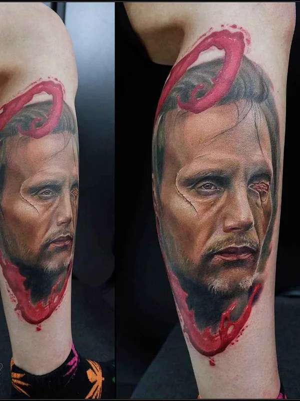 male color realism Tatuaggio su forearm #20268 | Tatuatore Александр Литвинов