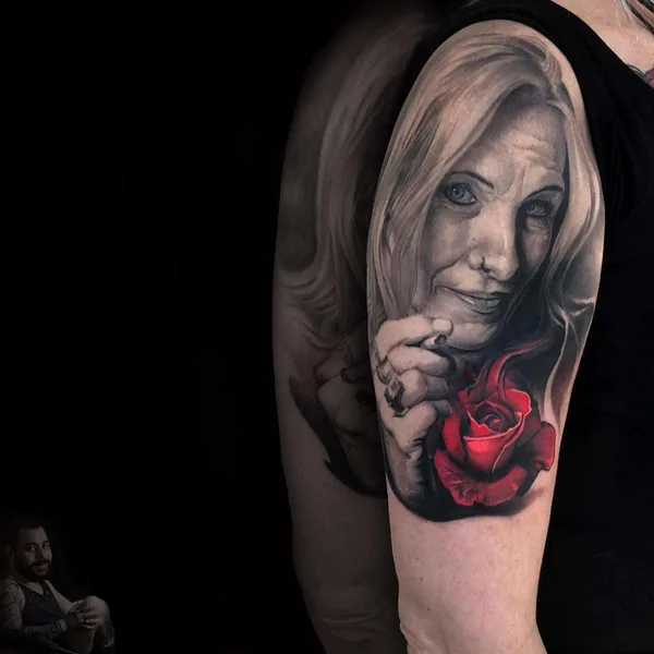 Surrealism tattoo by Christos Zorbas