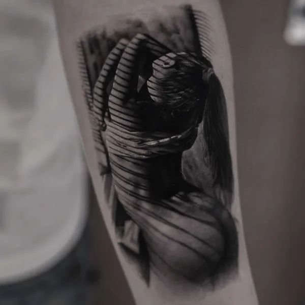 Author's Style tattoo by Inal Bersekov in New York City