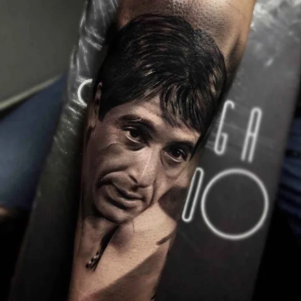 Портретная tattoo by Ganga