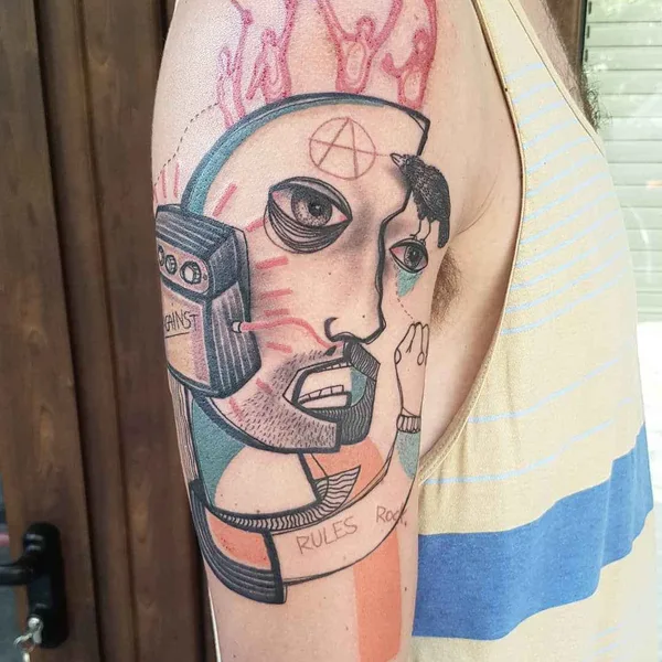 Author's Style tattoo by Matteo Cascetti