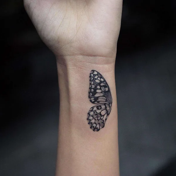 Author's Style tattoo by Lazer Liz in New York City