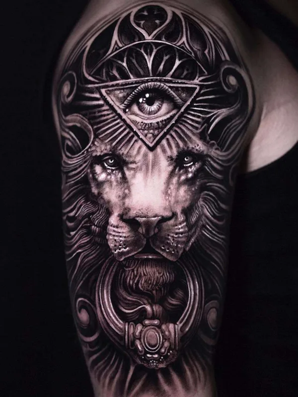 black and grey realism татуировка на shoulder #22482 | Тату мастер Mumia
