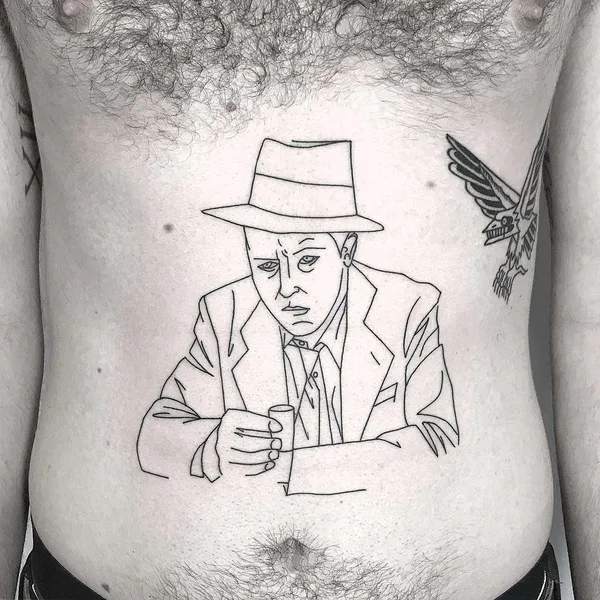 Author's Style tattoo by Caleb Kilby in London