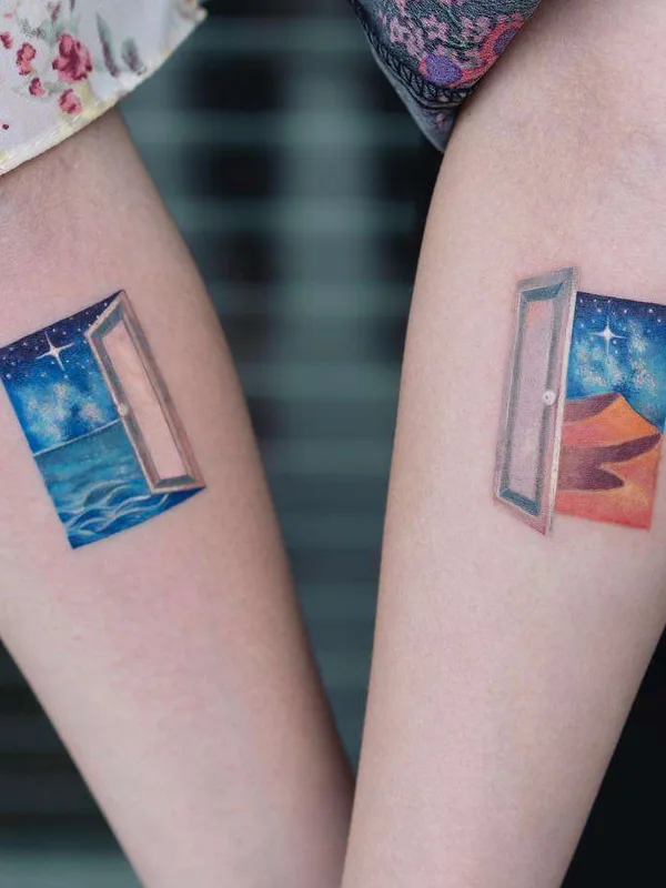 female color illustrative tattoo on forearm #21557 | Tattoo Artist Zihee
