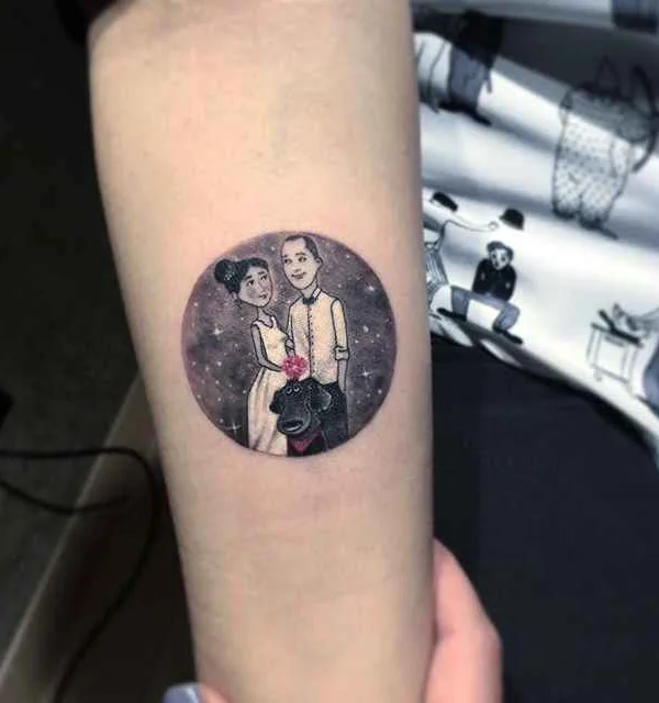 color illustrative tatuaje en forearm #146 | Tatuador Eva Krbdk