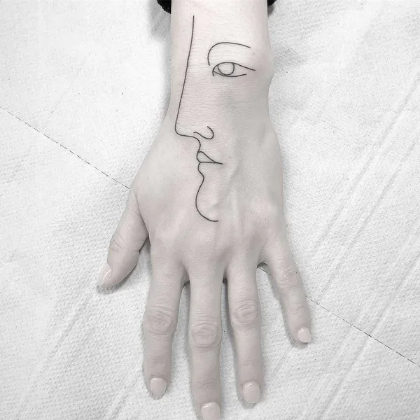 Author's Style tattoo by Caleb Kilby in London