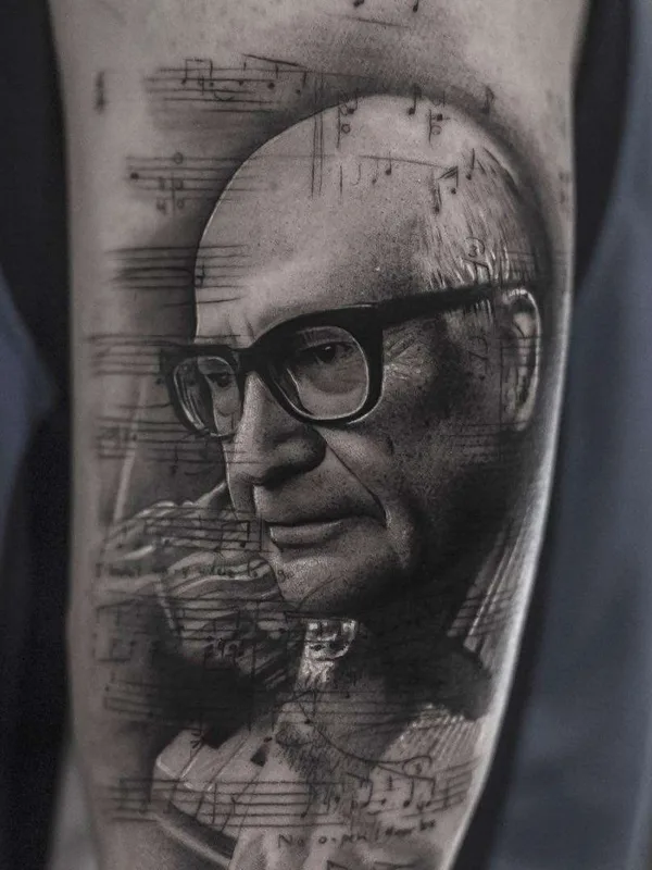 men black&gray realism tatuaje en forearm #21120 | Tatuador Inal Bersekov