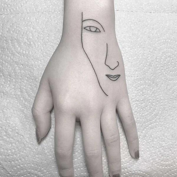 Author's Style tattoo by Caleb Kilby in London