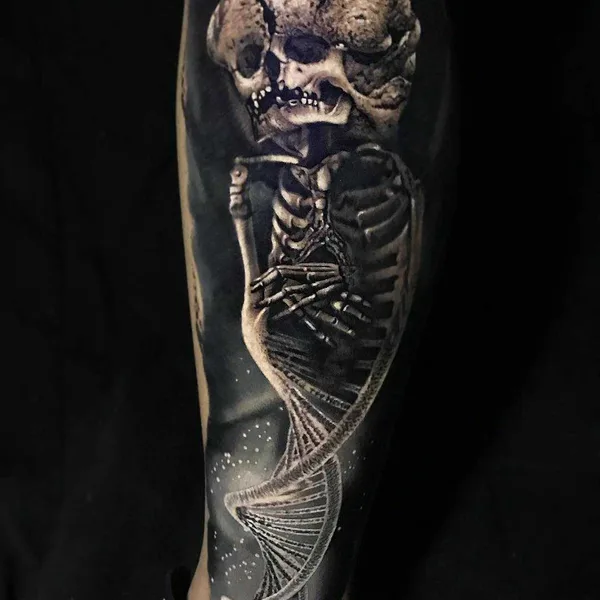 Portrait tattoo by Jacob Sheffield