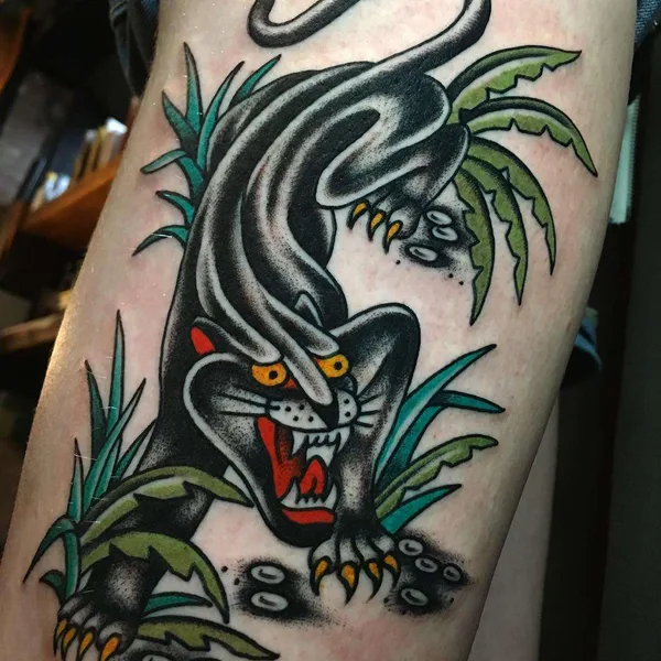 Old School tattoo by Britney Goodman