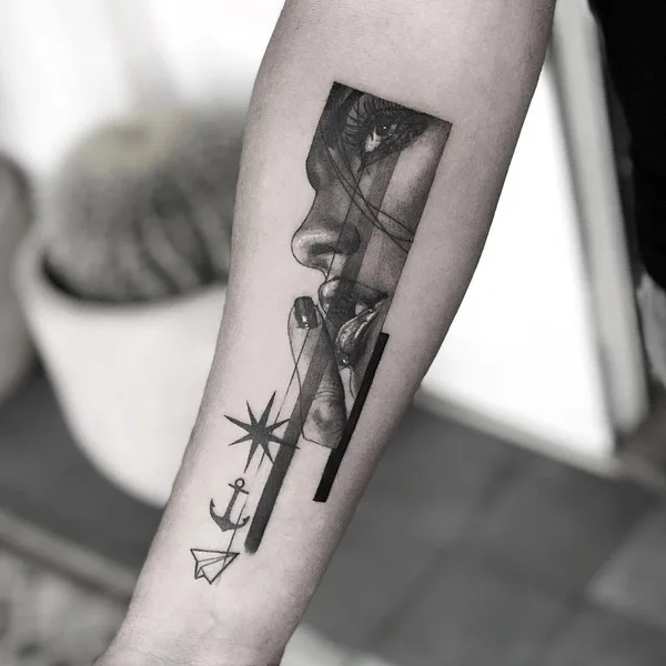 Author's Style tattoo by Victor del Fueyo de la Torre