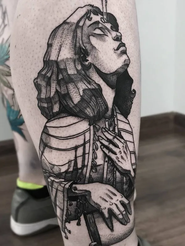 Surrealism tattoo by Maurycy Szymczak in Łódź