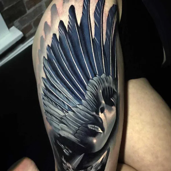 Portrait tattoo by Jacob Sheffield