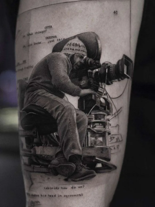 men black&gray realism tatuaje en forearm #21124 | Tatuador Inal Bersekov
