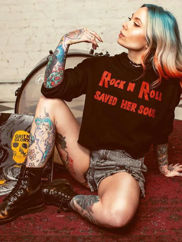 female color illustrative татуировка на full arm #21855 | Тату мастер Megan Massacre