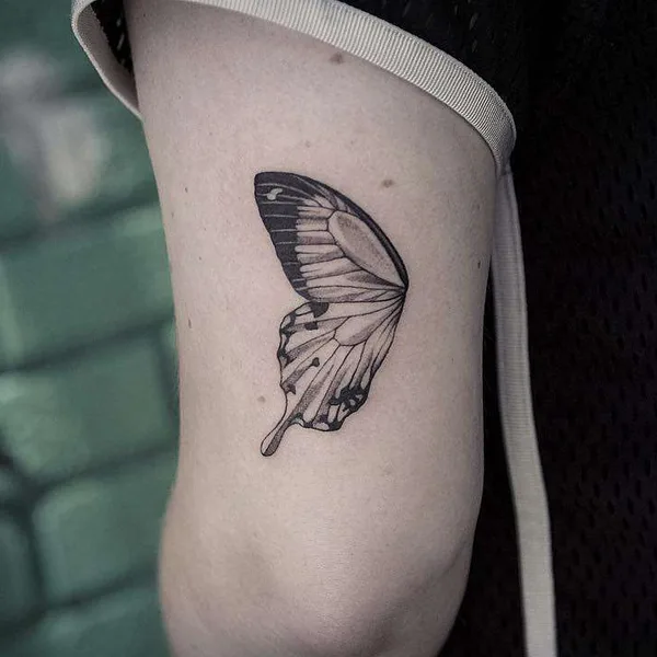 Author's Style tattoo by Lazer Liz in New York City