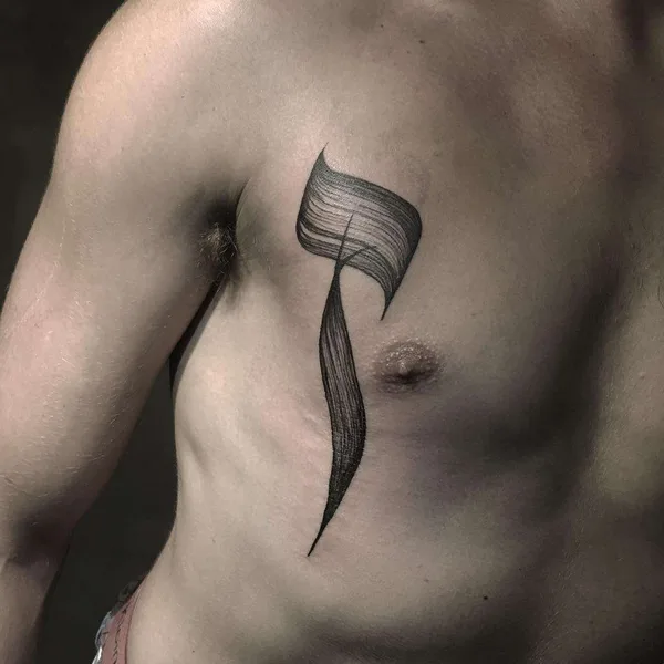 Abstract tattoo by Ronan Duarte in Rio de Janeiro