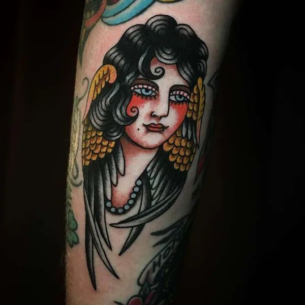 Old School tattoo by Britney Goodman