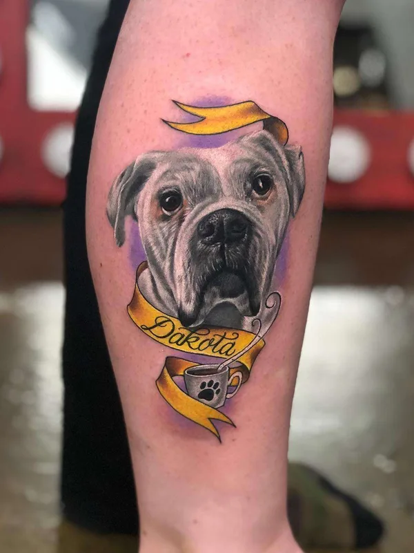 color realism татуировка на calf #21853 | Тату мастер Megan Massacre