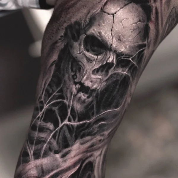 Author's Style tattoo by Darwin Enriquez in New York City