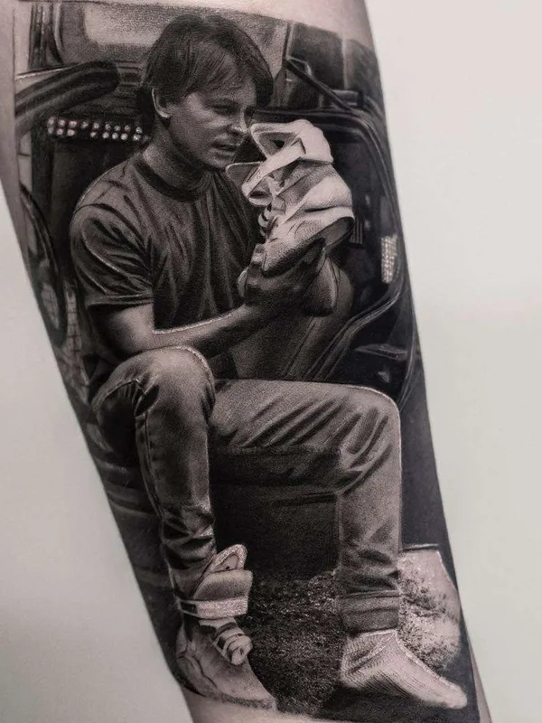 men black&gray realism tatuaje en forearm #21125 | Tatuador Inal Bersekov