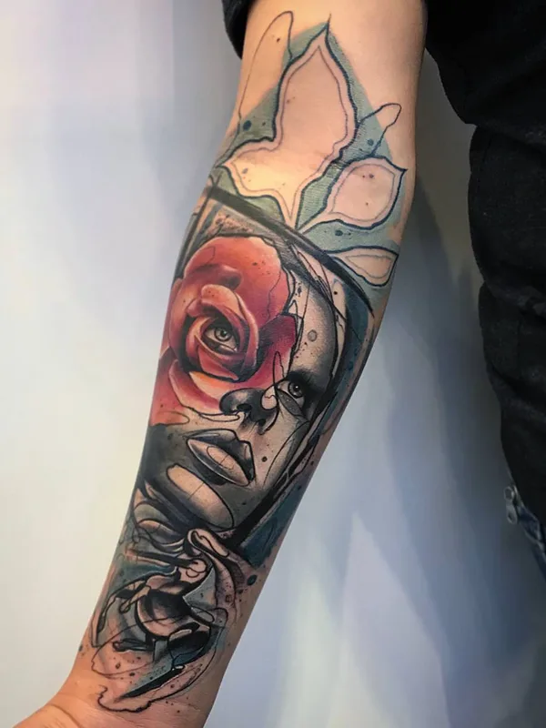 Author's Style tattoo by Tom Petucco in London