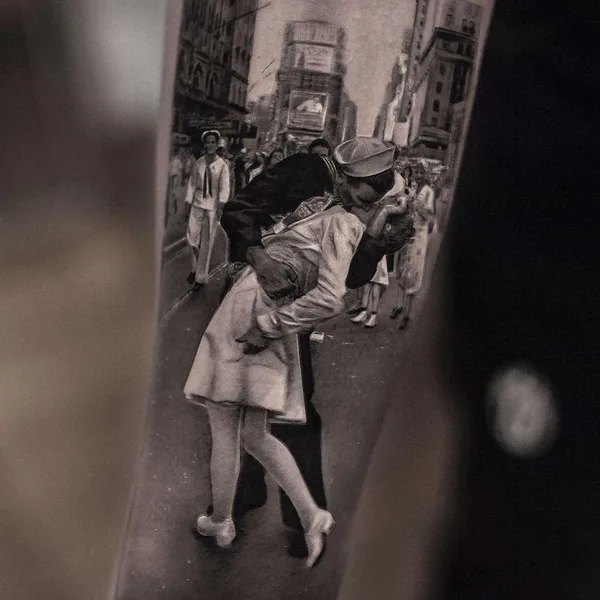 Author's Style tattoo by Inal Bersekov in New York City