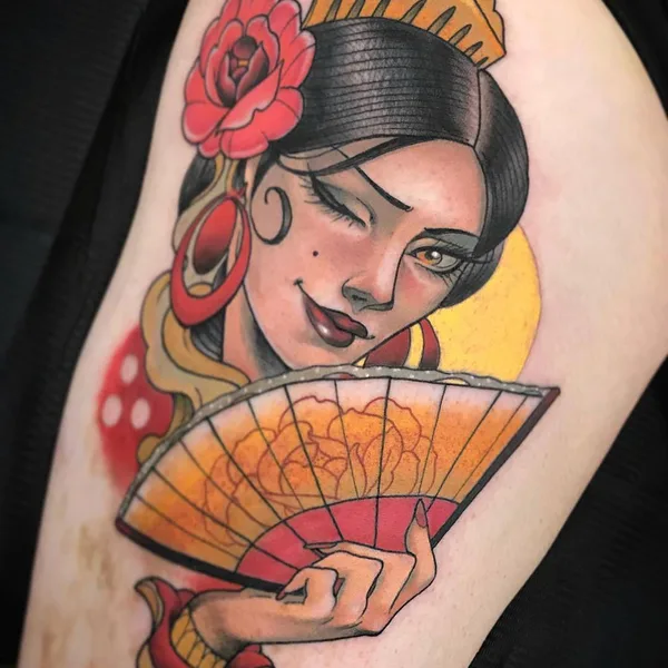 Авторская tattoo by Guindero