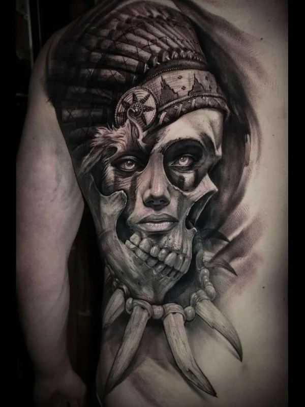 black and grey realism татуировка на shoulder #21195 | Тату мастер Jayden Pengilly