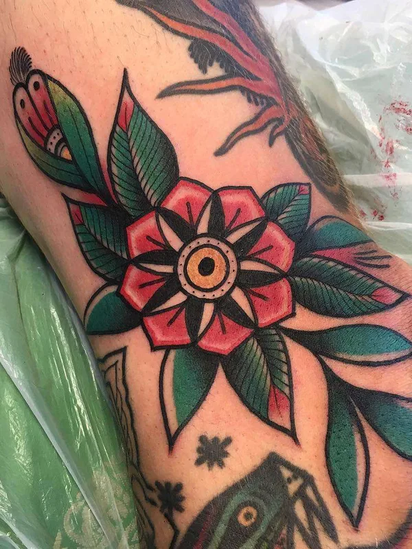 color traditional татуировка на forearm #21475 | Тату мастер Filip Henningsson