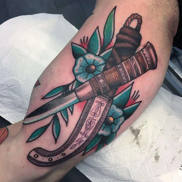 Традиционная tattoo by Filip Henningsson in Umeå
