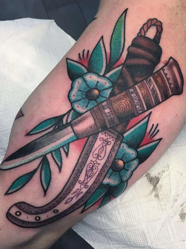 color traditional татуировка на forearm #21473 | Тату мастер Filip Henningsson