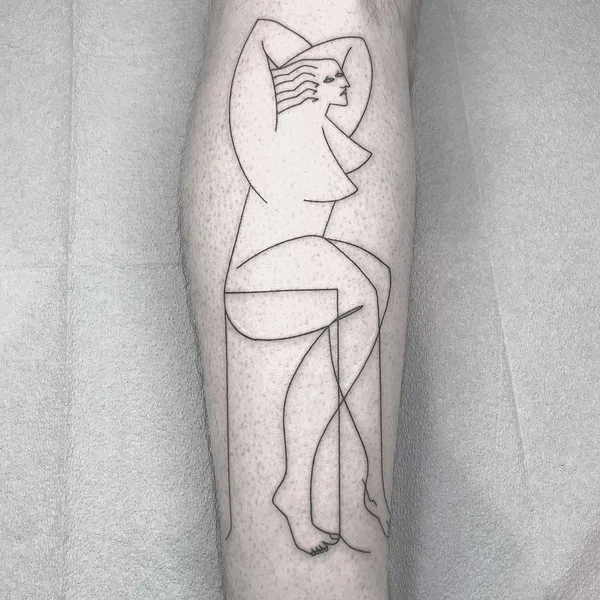 Author's Style tattoo by Caleb Kilby in London