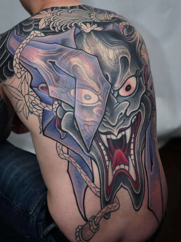 male color japanese Tatuaggio su full back #21442 | Tatuatore Johan Svahn