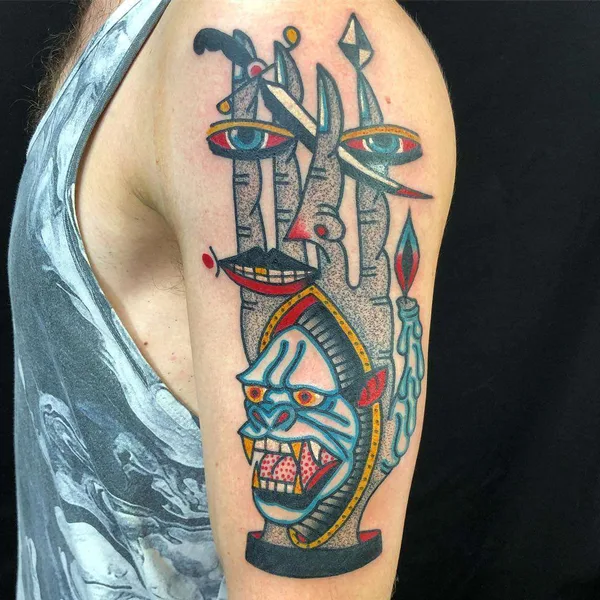Author's Style tattoo by Mario Teide in London