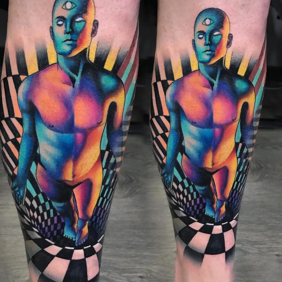 Bright and crazy surreal tattoos by Leonardo_tattoos