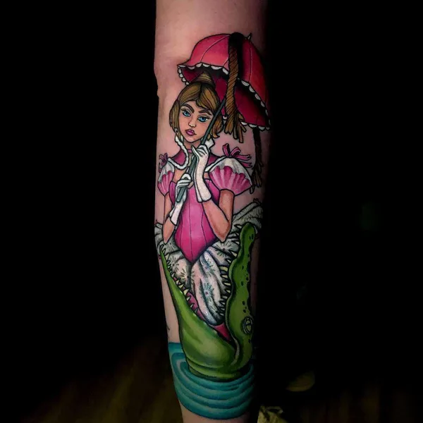 Авторская tattoo by Jon Leighton