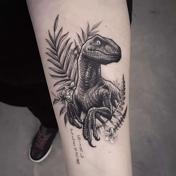 Author's Style tattoo by Lazer Liz in New York City