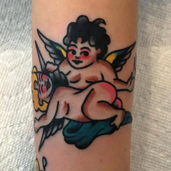 Old School tattoo by Akira Latanzio