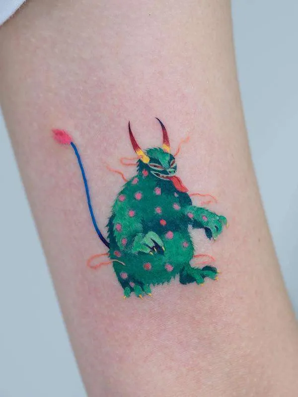 color illustrative tattoo on forearm #21553 | Tattoo Artist Zihee