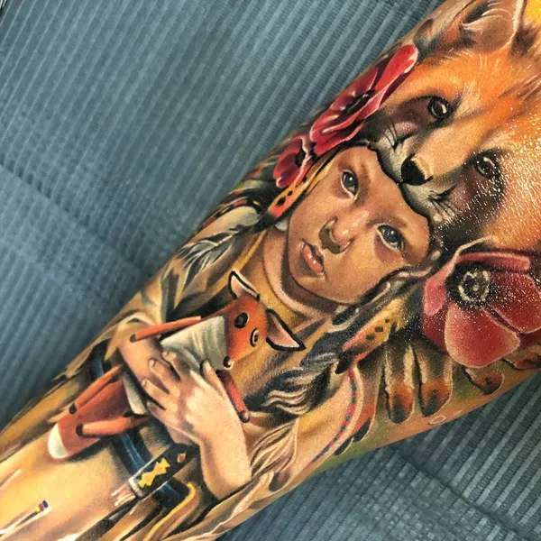 Авторская tattoo by Анжелика Карташева in Ростов-на-Дону